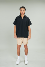 Load image into Gallery viewer, Black V-Neck Linen Top
