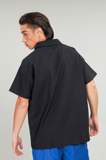 Load image into Gallery viewer, Black V-Neck Linen Top
