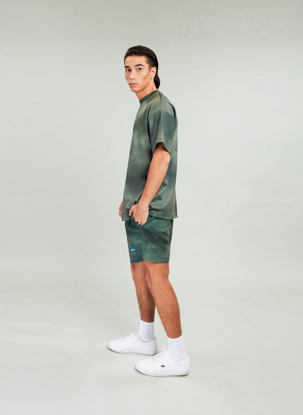 Cloud Swim Shorts - Olive